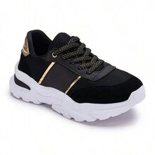 Women's Casual Lightweight Sneakers: Comfort And Style For Everyday Life, Quality At Your Feet. RT FOOTWEAR - màu đen - Xem 4