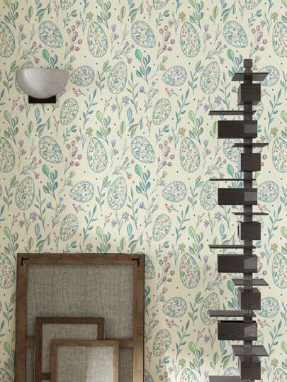 SUPSTICKER Roll Of Tropical Botanical Leaf Pattern Home Wallpaper, Self Adhesive Waterproof Wear Resistant Peel Stick Removable, Can Be Living Room Bedroom ative Wand Remodeling Beautification Renovation Stickers Panels, Paper, Wallpapers, ation Items Refresh Your Home, Festival Birthday Graduation view 8