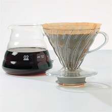 1PC Range Server Clear Range Server Clear Glass Coffee Server For Drip Coffee Maker, Standard Glass Coffee Carafe, Coffee Pot With Lid, Clear, 01 360ml(12oz) Pour Over Coffee Maker Back To School