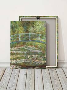 1入組帆布海報，克洛德莫內《睡蓮池上的橋》名畫復古藝術海報經典印刷家居牆壁裝飾客廳、臥室、牆壁裝飾、家居裝飾，無框 - 彩色 - 查看 10