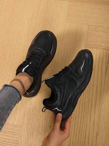 2024 Winter New Comfortable Lightweight Non-Slip Warm Work Shoes Construction Site Deodorization Ultra-Light Soft Sole Breathable Ultra-Light Work Shoes Women's Winter Warm Work Shoes - Black - View 2