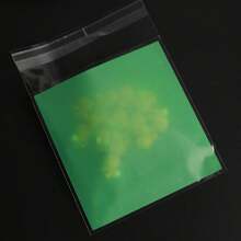 100个圣诞绿红圆点自封袋10*10cm烘焙包装袋新鲜圆点自封袋月饼礼品面包食品包装袋 - 綠色 - 查看 5