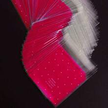 100个圣诞绿红圆点自封袋10*10cm烘焙包装袋新鲜圆点自封袋月饼礼品面包食品包装袋 - 綠色 - 查看 3