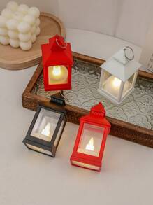 24 szt./zestaw plastikowe mini dwuwarstwowe diody LED elektroniczne bezpłomieniowe świece, ciepłe światło, na kemping na świeżym powietrzu, wystrój domu, Halloween i Boże Narodzenie