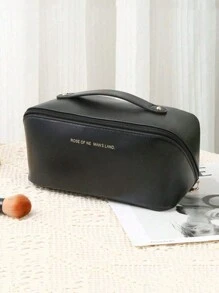 1pc Large Capacity Travel Makeup Bag, Multi-Functional Cosmetic Organizer Pouch, Waterproof Toiletry Bag, Portable Makeup Pouch With Compartments, Ideal For Back To School
