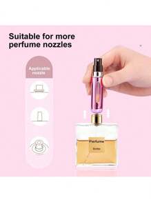 5ml Mini Portable Perfume Bottle Refillable Scented Spray Pump Empty Cosmetic Packaging Bottle - Vàng - Xem 3