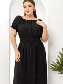 Vestido Longo Feminino Plus Size GG Gordinha Elegante Ciganinha