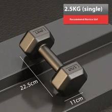 Hexagonal Hex Dumbbell, Coated Weight Lifting Dumbbell For Men And Women Home Gym Workout Gym Accessories