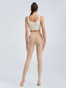 2 条半透明紧身裤，冬季控制上衣 40D 超细纤维女式紧身裤 - 彩色 - 查看 9