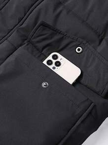 New Thickened Long Style Boyfriend Style Men's Winter Jacket, Warm Coat