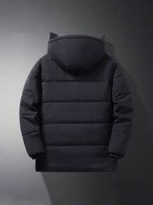 New Thickened Long Style Boyfriend Style Men's Winter Jacket, Warm Coat