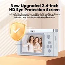 Upgrade Digital Camera, 1080P Digital Point And Shoot Camera With 8X Zoom,50MP Front Rear Dual Cameras Vlogging Camera ,Students Campus Selfie Camera - Multicolor - View 8