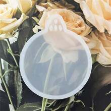 1/2/4PCS Mặt dây chuyền hình tròn trang trí Giáng sinh Khuôn nhựa Epoxy, Móc khóa trang sức thủ công DIY để làm đồ trang trí Giáng sinh - nhiều màu - Xem 16