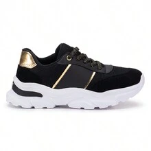 Women's Casual Lightweight Sneakers: Comfort And Style For Everyday Life, Quality At Your Feet. RT FOOTWEAR - màu đen - Xem 3