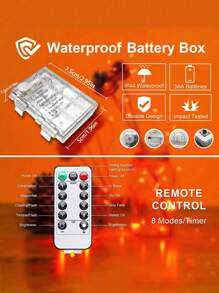 Dây đèn dây đồng 118 inch trang trí ban công ngoài trời, dây đèn LED Halloween, đèn cổ tích quà tặng Lễ Tạ ơn, dây đèn dây đồng trong nhà và ngoài trời cho Lễ hội thu hoạch có điều khiển từ xa, 8 chế độ nhấp nháy, dùng cho phòng ngủ, Giáng sinh, tiệc sinh nhật, đám cưới, trung tâm, Halloween, bó hoa, trang trí sân mùa thu dây đèn nhiều màu, nến không ngọn lửa Halloween, chạy bằng pin (không bao gồm) đèn trang trí Halloween trang trí nhà trang trí tiệc trang trí Halloween trang trí phòng trang trí vườn Halloween làm quà tặng cổ tích - trái cam - Xem 11