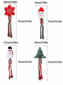 Serie navideña Regalos para amantes de gatos/perros y suministros para mascotas de mamá de perro/gato. Muñeco de peluche masticable con diseño de cachorro de dibujos animados, duradero y resistente para mordisquear, para uso exclusivo de amantes de gatos/perros y mamás de perros/gatos.