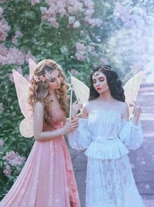 1 buc Aripi de Zână pentru Femei Costume de Halloween, Aripi de Înger cu Fluture Sclipitor, Costume de Cosplay, Favorită pentru Petrecere