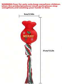 Serie navideña Regalos para amantes de gatos/perros y suministros para mascotas de mamá de perro/gato. Muñeco de peluche masticable con diseño de cachorro de dibujos animados, duradero y resistente para mordisquear, para uso exclusivo de amantes de gatos/perros y mamás de perros/gatos.
