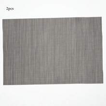 2 件套 PVC 餐垫，现代防滑厨房桌垫 - 彩色 - 查看 19