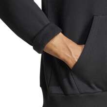 Sudadera con capucha de felpa Adidas | - Negro - Ver 4