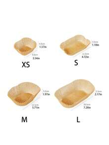 15 piezas Moldes de papel para hornear, forros para pan en forma de barco resistentes a altas temperaturas - Multicolor - Ver 7