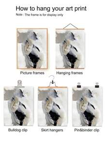 3pcs/Set Canvas Posters, Modern Art Abstract Brushstroke Prints, Grey & Beige Tone Wall Art Canvas, Ideal Gift For Bedroom, Living Room, Kitchen, Corridor, Unframed Wall Decor, Autumn Decoration - Multicolor - View 5