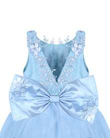 Maylin Romina Girl's Long Party Dress - Blue - View 4