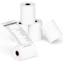Thermal Paper Receipt Rolls Paper Fits All Credit Card Receipt Paper Thermal Receipt Paper Fits All Mini Thermal POS Printer - Multicolor - View 1