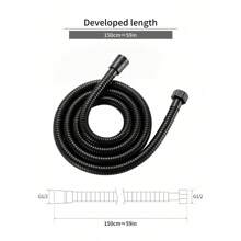 1pc 3-Mode Multi-Function Shower Head With Triple Filtration And Adjustable Pressure, Complete Set With 1.5m Hose Bathroom Bathroom Accessories Bathroom Tools