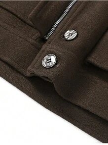 Áo khoác ngoài nam kiểu dáng thường ngày, mùa thu/đông, chống gió. - Cà phê nâu - Xem 5