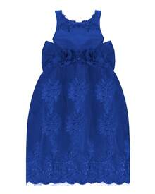 Maylin Romina Girl's Long Party Dress - 寶藍色 - 查看 1