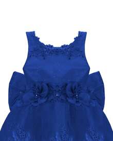 Maylin Romina Girl's Long Party Dress - 寶藍色 - 查看 3