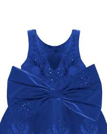 Maylin Romina Girl's Long Party Dress - 寶藍色 - 查看 4
