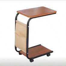 Simple And Movable Small Coffee Table, Suitable For Home Balcony Leisure, Living Room Sofa Side Cabinet - Redwood - View 5