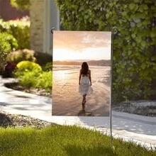 1 lá cờ sân vườn tùy chỉnh bằng polyester hai mặt cho lễ Halloween/Giáng sinh, đồ trang trí sân vườn cá nhân hóa độc đáo, phòng không có cột cờ - Nhiều màu - Xem 4