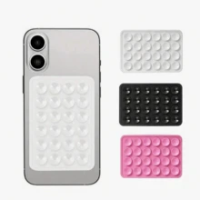 1/3 Ốp điện thoại silicon nhiều màu có đế hút, tay cầm hút điện thoại, hổ bát giác, kẹp điện thoại có keo dán, giá đỡ điện thoại có keo dán - Nhiều màu - Xem 12