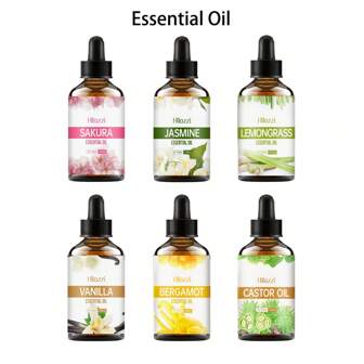 1PC Essential Oil With Glass Dropper | 100% Pure And Natural Essential Oil | Premium Grade Essential Oils For Diffusers, Aromatherapy | 4 Fl Oz | The Product Production Formula Is Fixed And Standardised, And The Flavour Intensity Is Consistent, So Choose According To Your Needs When Purchasing