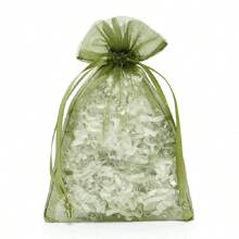50PCS/Pack, 25 Colors, 7 Sizes, Premium Quality Sheer Organza Mesh Nylon Drawstring Bag, Jewelry Packaging Pouch, Gift Bag, Soap Bag, Wedding Favor Pouch, Candy Bag, Storage Bag, Fruit Protect Bag, Suitable For Christmas, Wedding, Party And Holiday,Christmas Valentine Day - Multicolor - View 45