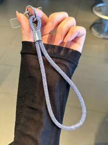 1 dây đeo cổ tay bằng đá Rhinestone sang trọng, dây đeo cổ tay khảm đá Rhinestone bền, phụ kiện điện thoại thời trang, quà tặng chống thất lạc cho mẹ, gia đình, bạn bè, sinh nhật, mặt dây điện thoại ngày lễ, dây đeo điện thoại - Nhiều màu - Xem 7