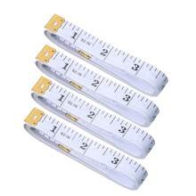 3 Stücke Maßband für den Körper, 150cm weißes einziehbares Maßband und tragbares Design für Nähen, Schneider, Taillen- und Körpermessung, Fitness-Zubehör, Sport, Fitnessstudio, Heimübungen, Sportaccessoires, Fitnessstudio-Accessoires, CrossFit-Accessoires