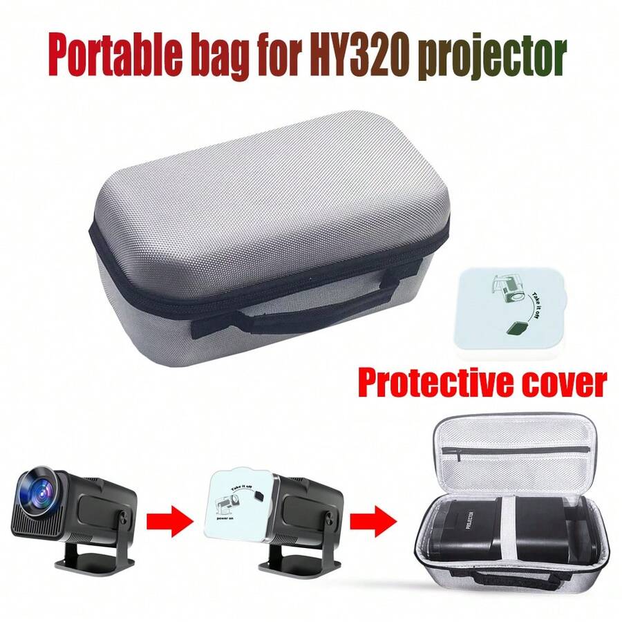 DITONG Estuche de transporte para proyector HY320, bolsa de transporte para el proyector Magcubic HY320, bolsas de transporte protectoras para proyector - Bolsa de almacenamiento para proyector HY320 - Ver 1