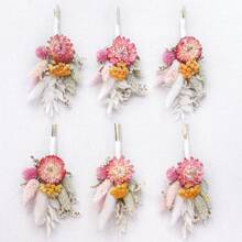 6pcs/Set Mini Dried Flower Bouquets, Suitable For Boho Floral Wedding, Dining Table Centerpieces, Craft Decorations, Cake Toppers,Classroom Decor,Office Decor,Room Decor,Home Decor,Wall Decor,Bathroom Decor,Bedroom Decor,Room Decoration Stuff,Posters - 10pcs - View 3