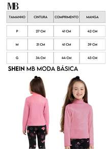 Children's Plain Comfort Ribbed Premium Long Sleeve Turtleneck Blouse - Màu xanh Bạc hà - Xem 8