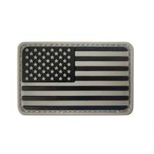 1 pieza Parche de la bandera estadounidense negra - Parche de  PVC, Parche de las banderas de Reino Unido, Italia, Francia