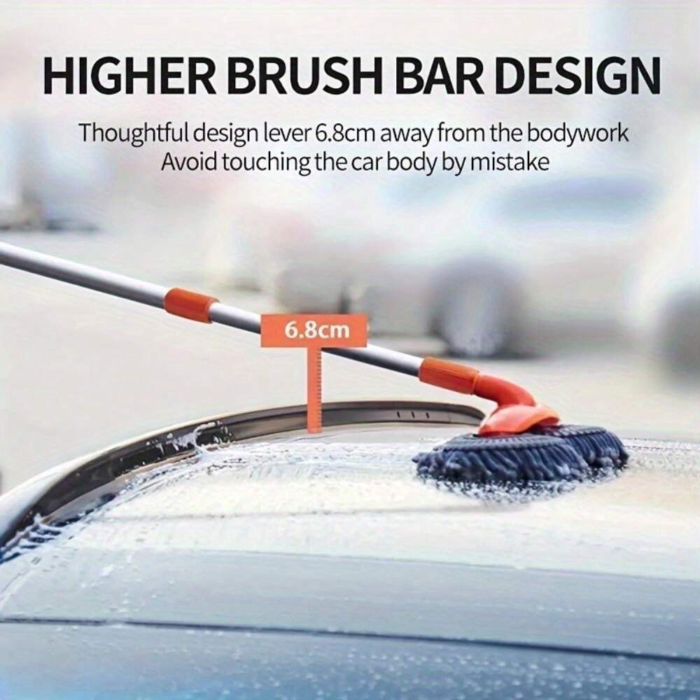 Complete Car Cleaning Kit With Microfiber Brush, Mop, Mitt, Sponge