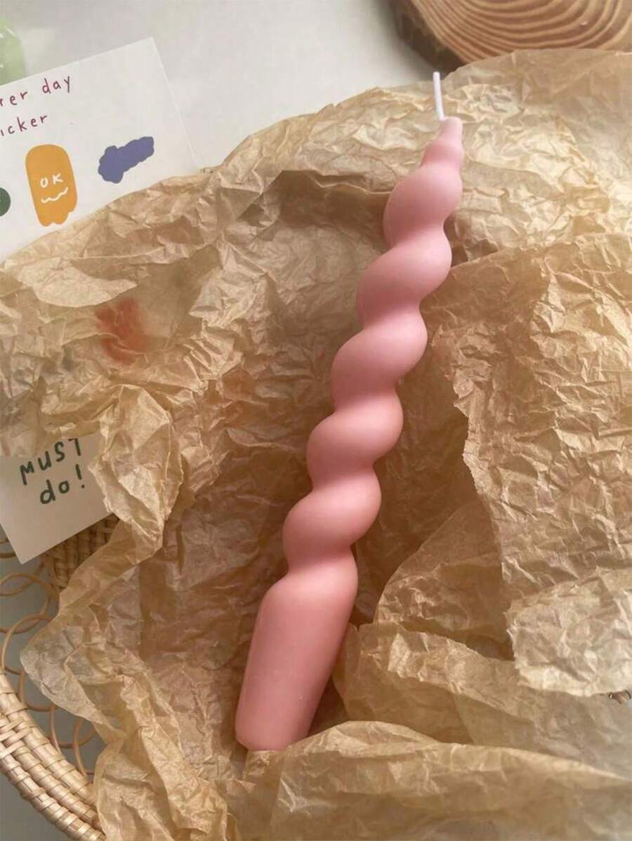 French Spiral Twisted Candle, Perfect For Home Decor,Room Decor,Gifts Birthday Graduation