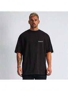 Men T-Shirts - 黑色 - 查看 2