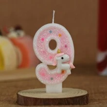 1pc Upgraded Unicorn Series Candles With Hard Box, Birthday Cake Decoration Party Atmosphere Candles, Romantic Party Supplies, Birthday Candles, Singleness Party, Coming Of Age, Birthday Party Cake Decorations, Baking Decoration Creative Number Birthday Candles Cake Birthday Decoration Handmade DIY Applicable To Birthday Party, Graduation Party, Wedding Party, Father's Day, Mother's Day, Unicorn Party, Various Party Cake Decoration Candles - Multicolor - View 17