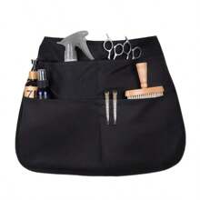 Hairstylist Waterproof Apron Half Waist Hair Kit Hairdresser Scissors Comb Tool Storage Apron Hair Removal, Face Hair Removal, Hair Trimmer, Hair Trimmer, Barber Supplies, Haircut, Bag, Organizer, Storage, Hair Clips, Hair Accessories