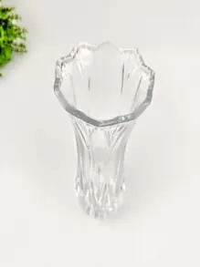 Lille Decorative Vase 19cm In Thick, Resistant Glass, European Style - Trong sáng - Xem 4